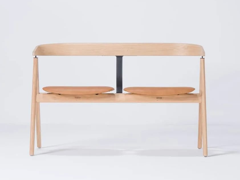 Кожаная мягкая скамья со спинкой Gazzda Ava ARCH-00114690 - Вид №3