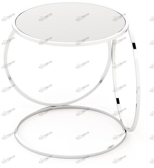 Domkapa Круглый журнальный столик из полированной стали sun-id-1396248