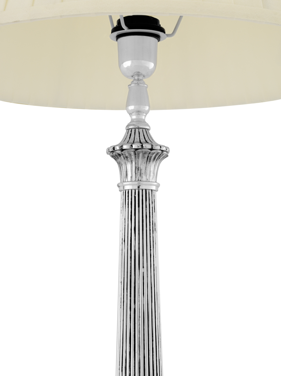 Настольная лампа Marchand от Eichholtz 109635 EICHHOLTZ ИНТЕРЬЕРНЫЕ 061724 Белый;хром  - Вид №4