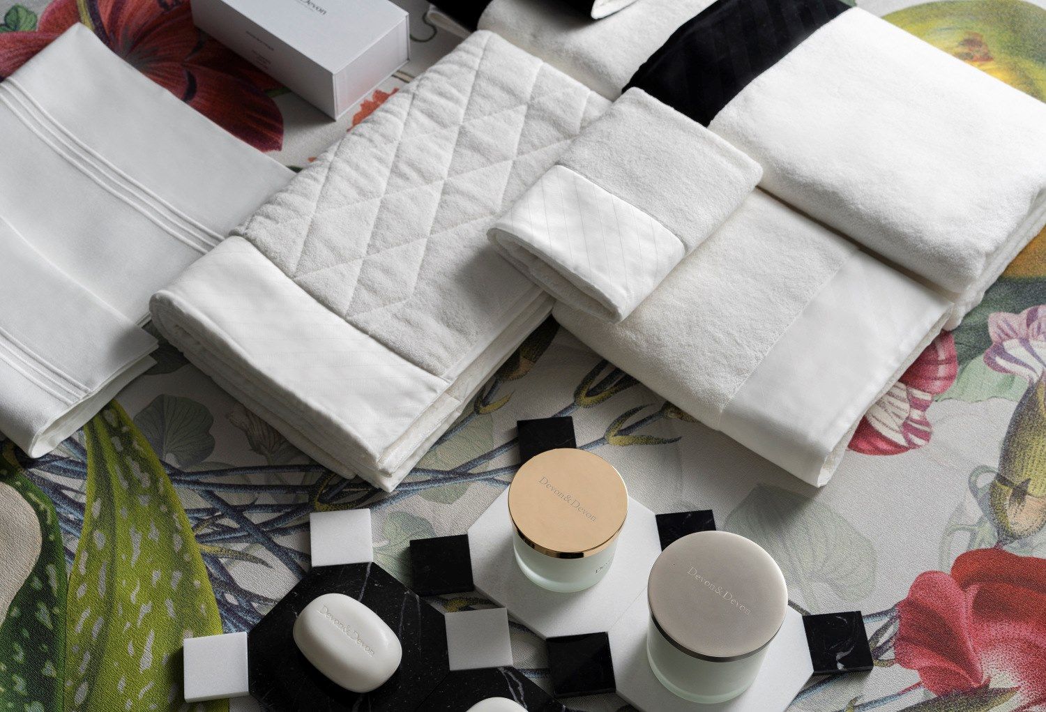 Льняное полотенце для душа Devon&Devon Frette ARCH-00021685 - Вид №3