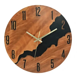 Часы настенные Rocksolid круглые МДФ цвет коричневый бесшумные ø29 см