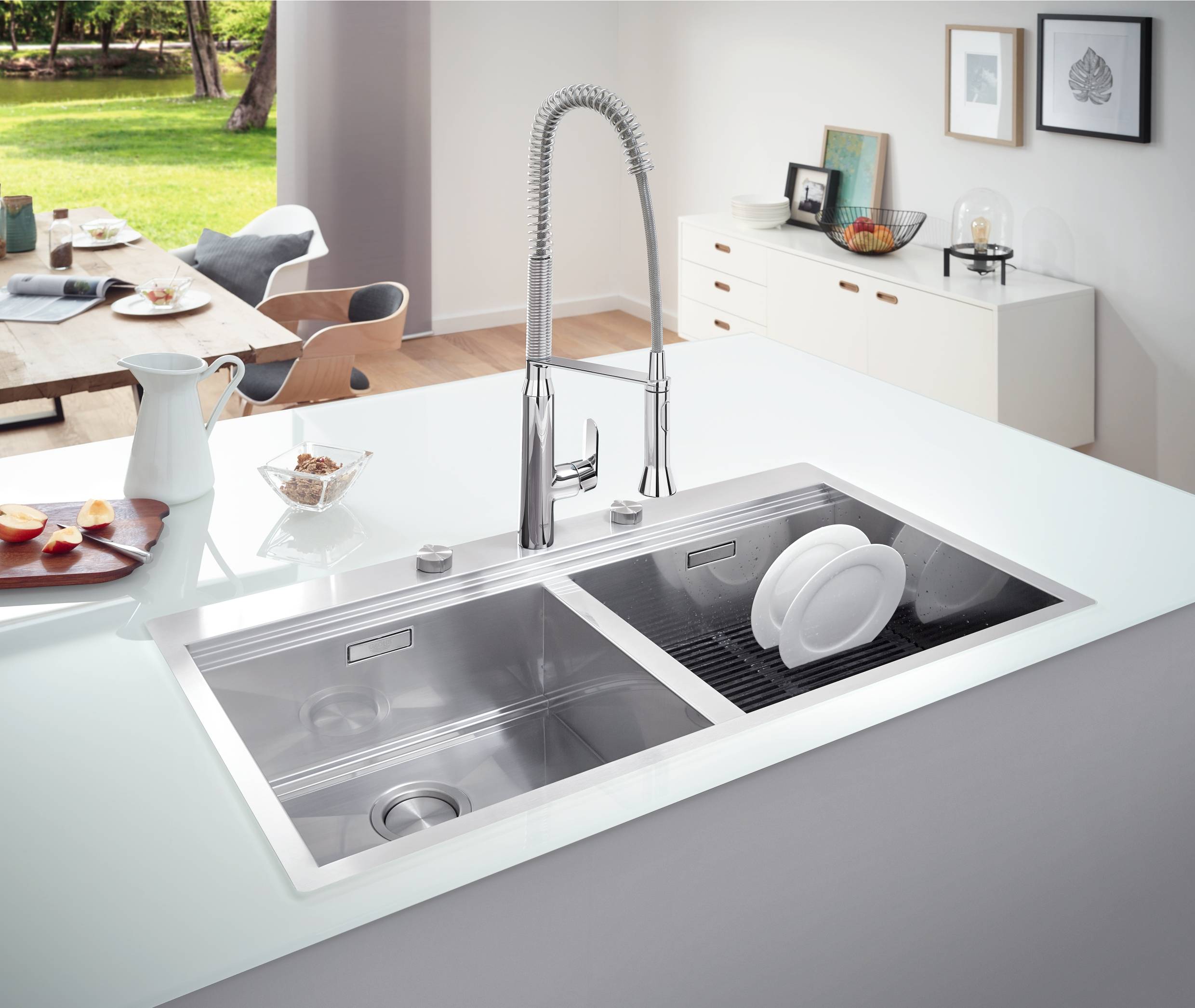 31585SD0 Мойка кухонная овальная Grohe K800 - Вид №7