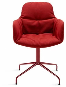 Freifrau Кресло из ткани с 4 спицами и подлокотниками Leya