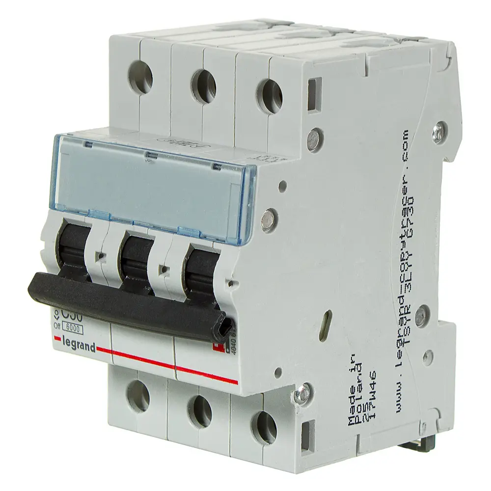Автоматический выключатель Legrand TX3 3P C50 А 6 кА 10306660 STLM-2190804 