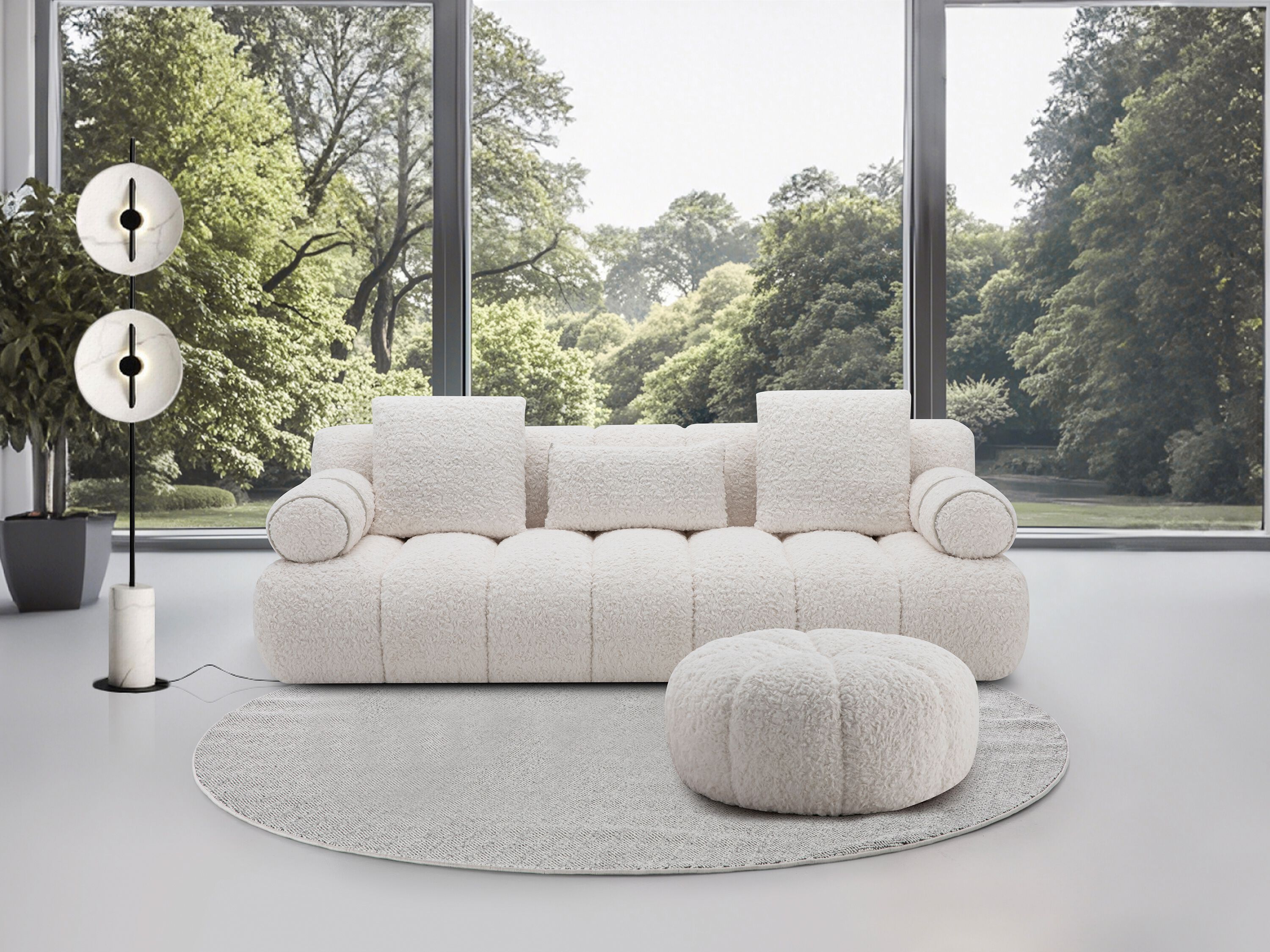 Ткань линейный диван CAMPO DE' FIORI MILOS ARCH-00111043 - Вид №4