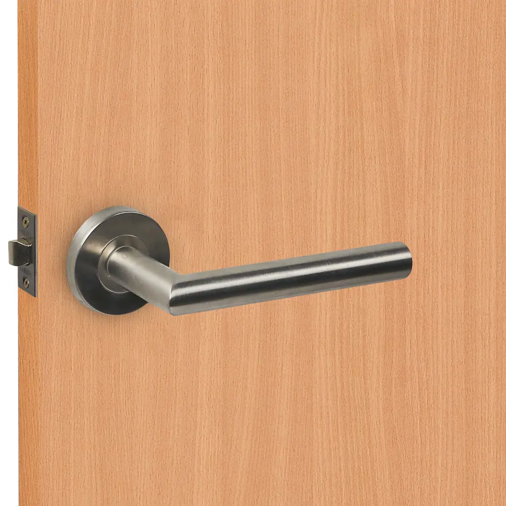 Дверные ручки Punto Inox без запирания комплект цвет нержавеющая сталь 85202312 STLM-2054586  - Вид №6