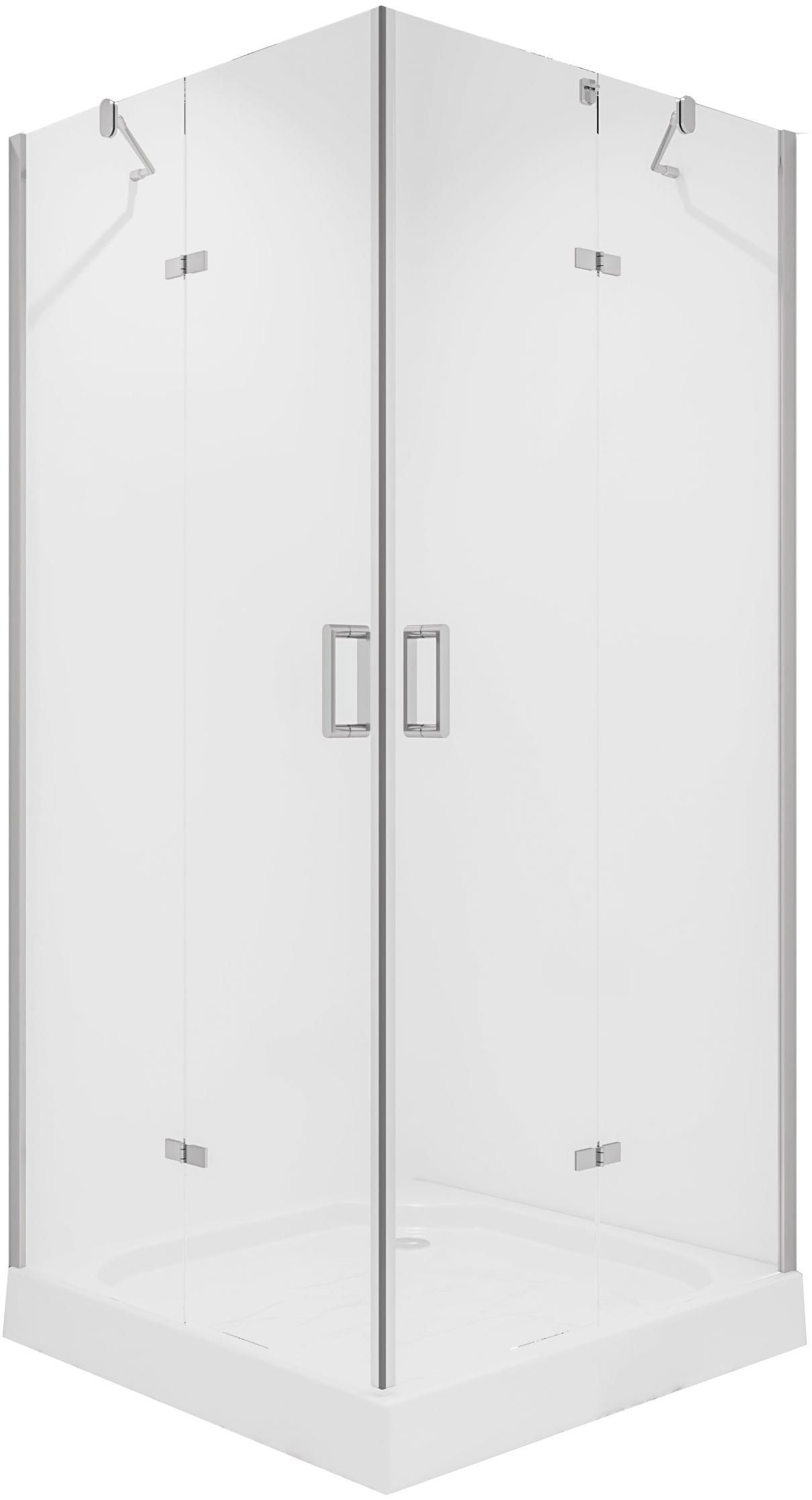 Душевое ограждение NG- 6614-08 (100*100*190) квадрат, двери распашные, 1 место Niagara Nova 66140811 - Вид №1