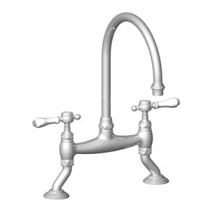 19141 Смеситель для мойки на 2 отверстия / рычажный / без сливного отверстия, HORUS Range Julia Victoria