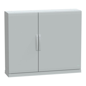 NSYPLAZ10123G 7035 ШКАФ СО СПЛОШ. ДВ/ЦОКОЛЬ 1000Х1250Х320 Schneider Electric Thalassa