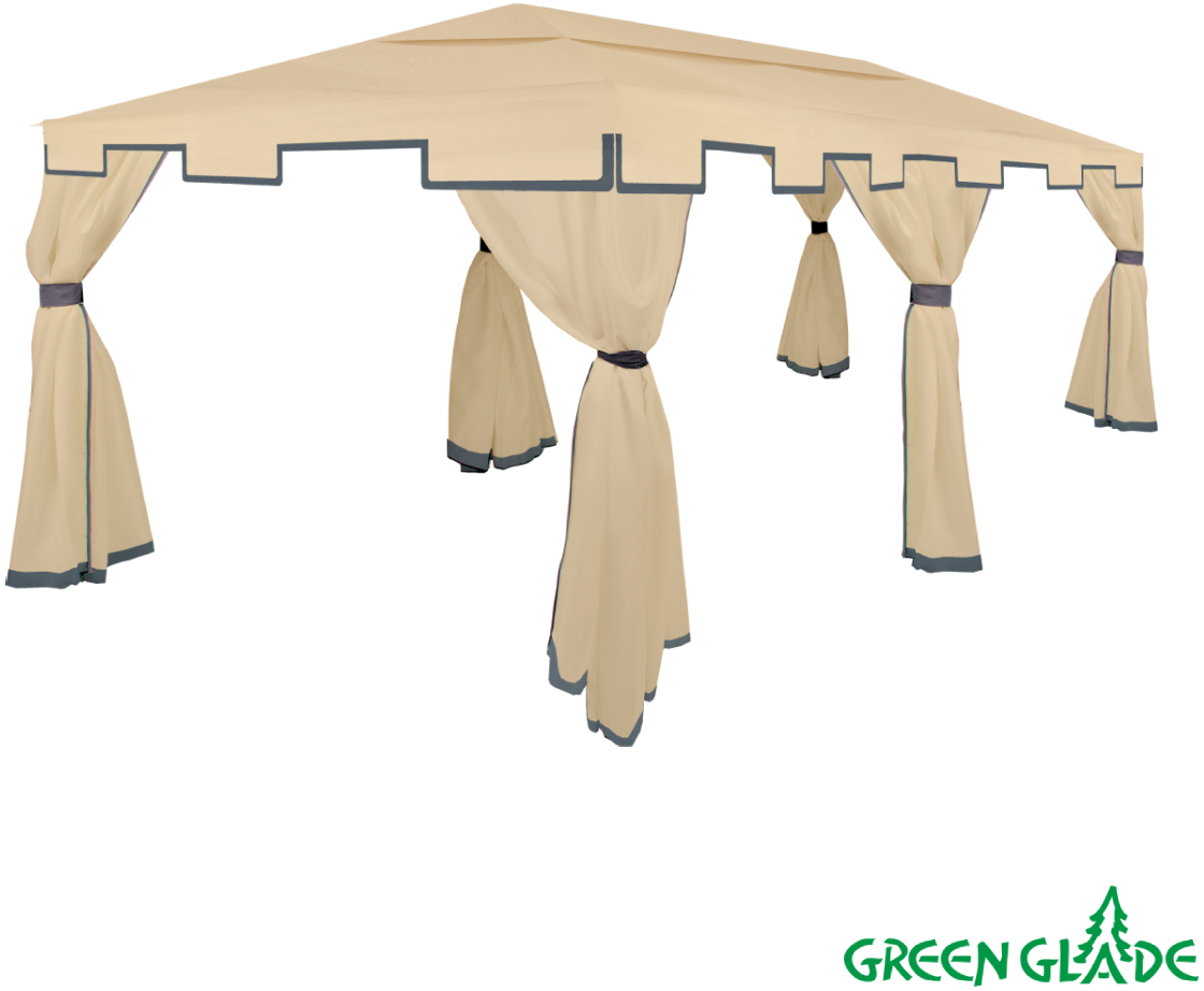 90303715 Тент садовый 3х6х2.5м бежевый 1048 STLM-0176018 GREEN GLADE