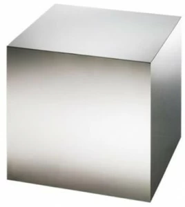 HC28 Cosmo Низкий квадратный журнальный столик из нержавеющей стали  71c001