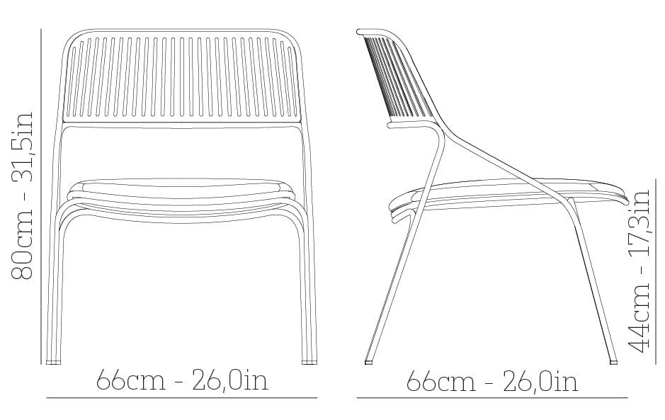 Стальное кресло BABEL D Jos ARCH-00137459 - Вид №5