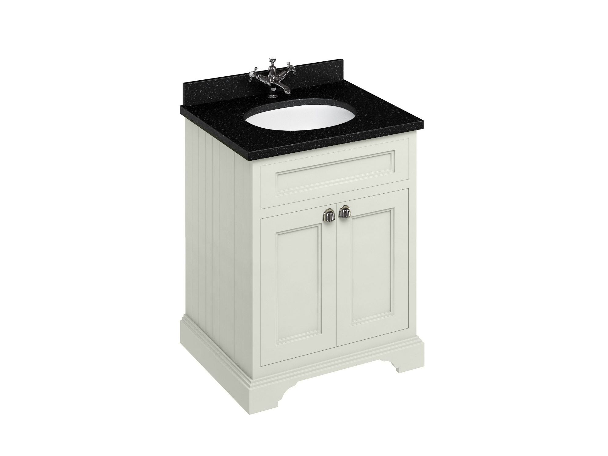 Деревянный одноместный напольный умывальник с дверцами Burlington MINERVA ARCH-00152940 - Вид №6