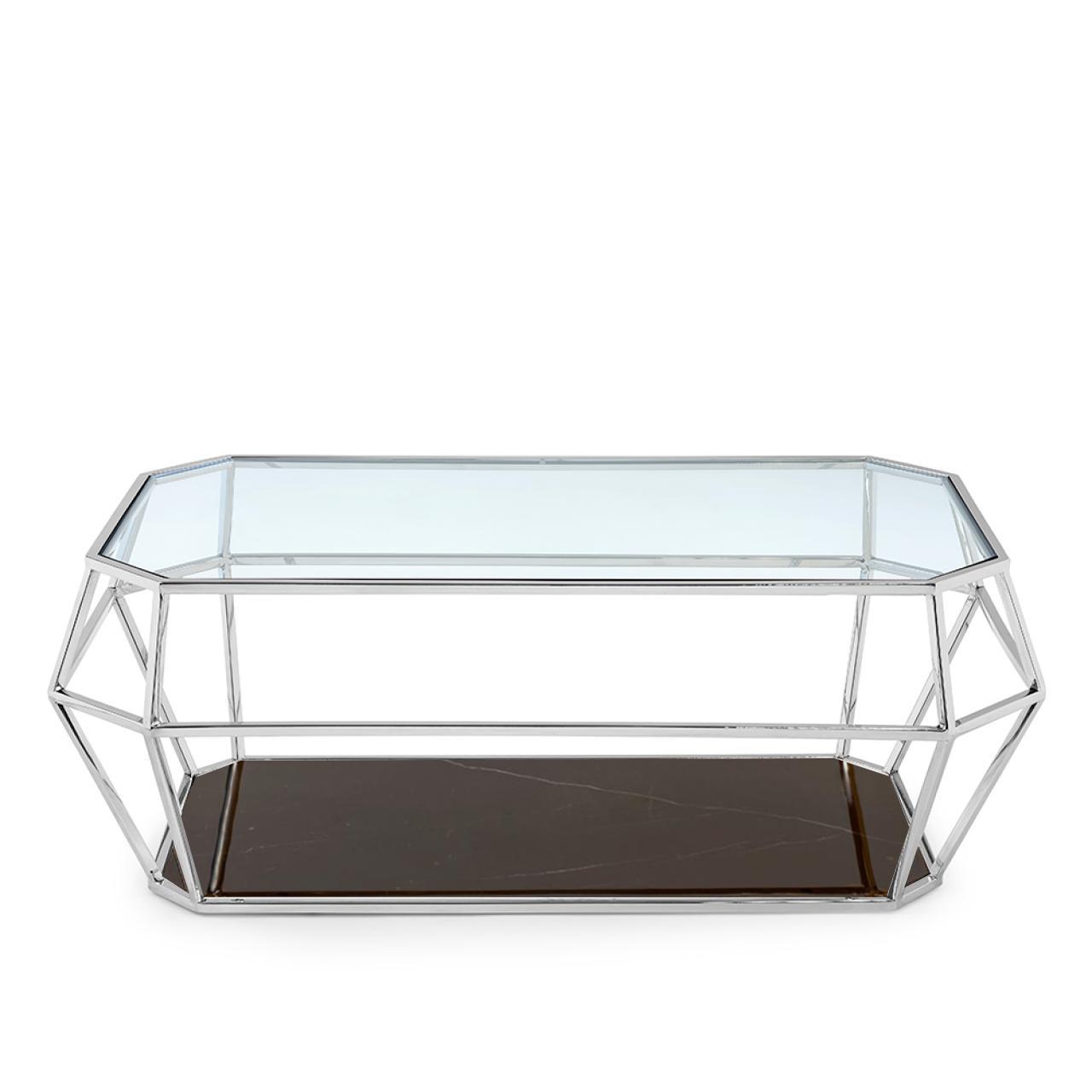 450171-76 ABHIKA КОФЕЙНЫЙ СТОЛ GEM H45 120X70 BROWN  - Вид №2