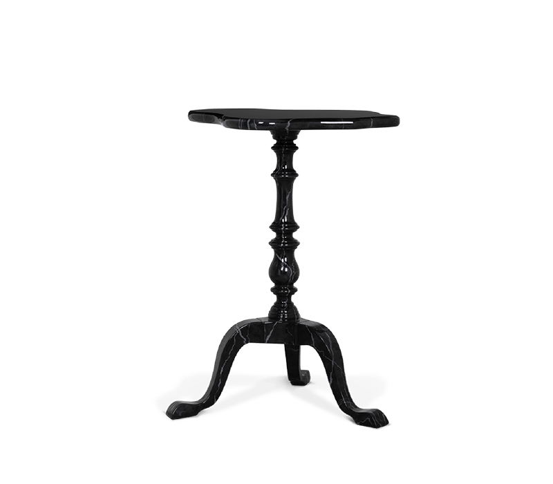 0-192 Приставной столик Zaragoça из искусственного мрамора Boca Do Lobo  - Вид №2