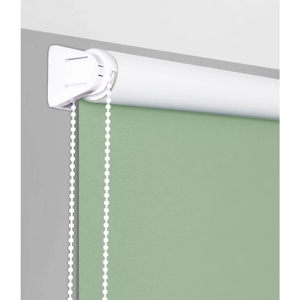 Штора рулонная блэкаут Midnight 70x175 см зеленая GARDEN STLM-2104929 - Вид №1