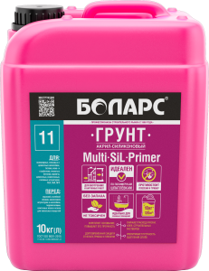 85437985 Грунтовка акрил-силиконовая Multi Sil Primer 10 кг STLM-0062764 БОЛАРС