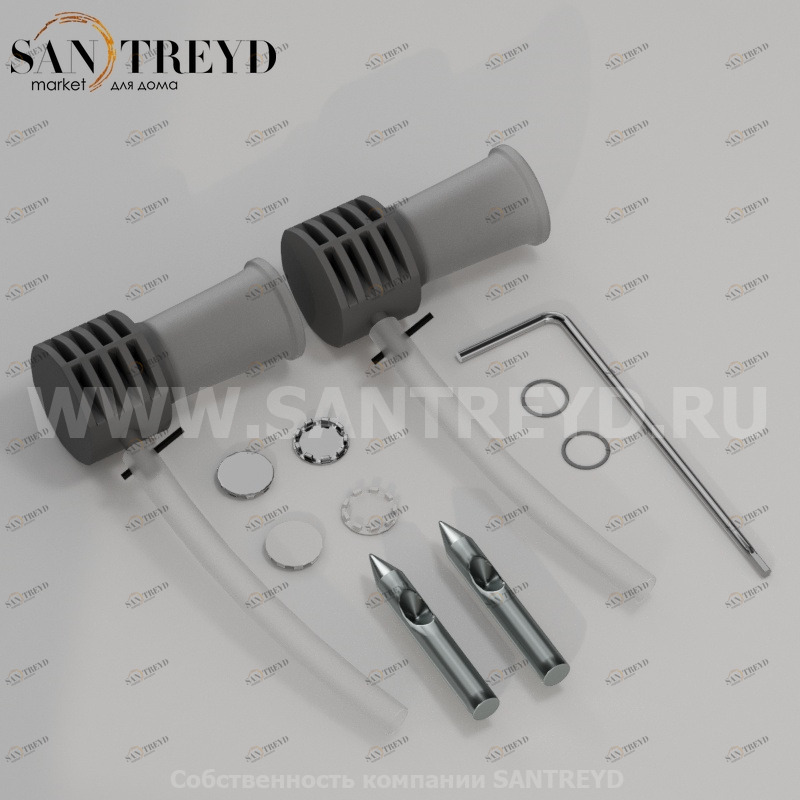 FKSG2 Скрытый настенный крепежный элемент для унитазов и биде см Globo ACCESSORIES Италия Ceramica Globo