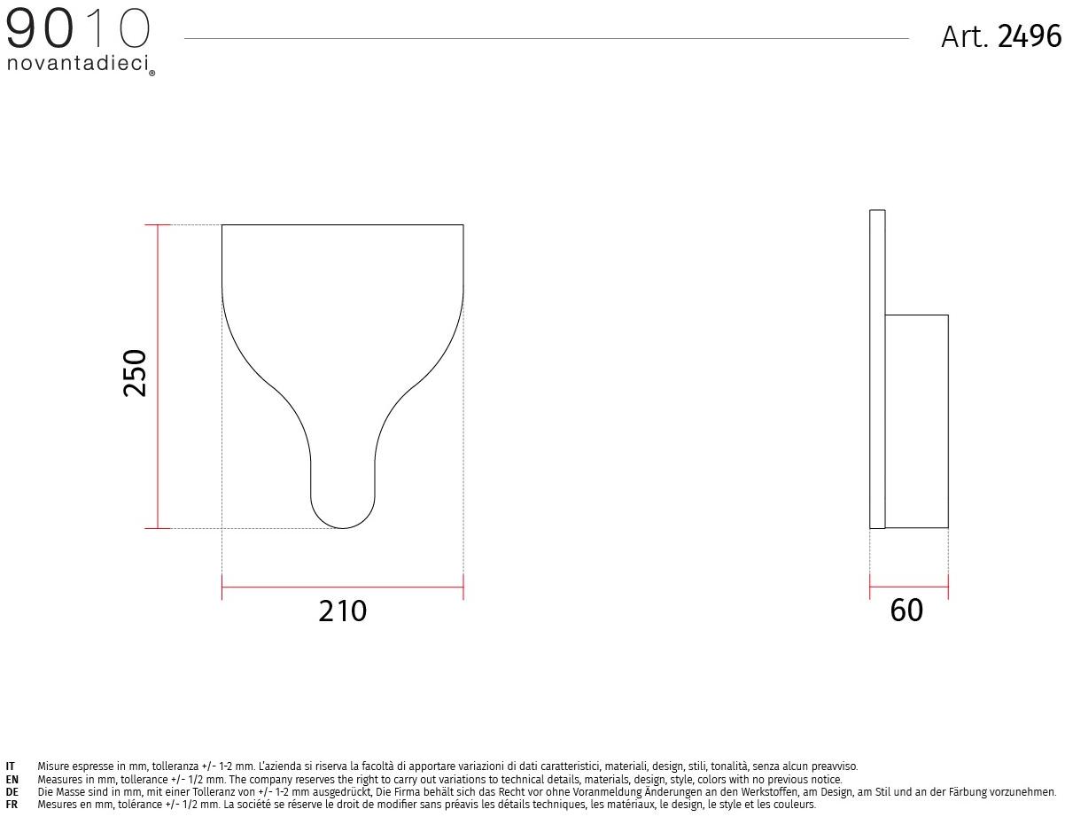 9010 novantadieci Аппликация светодиода из cristaly®  2496  - Вид №3
