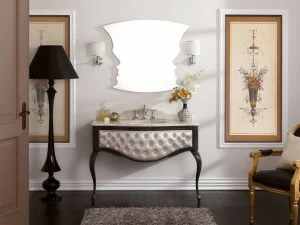 LEGNOBAGNO Консольная мойка с тафтинговыми ящиками Style 2