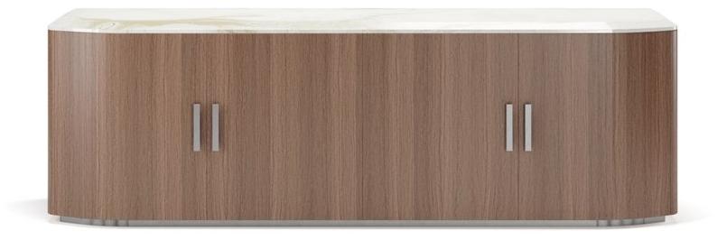 SM Living Couture Буфет из дерева с распашными дверцами и мраморной столешницей Diamond Mda_09 - Вид №1