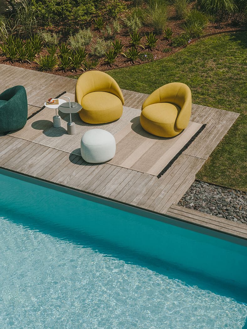 Тканевое мягкое садовое кресло Lapalma KIPU OUTDOOR ARCH-00035625 - Вид №2