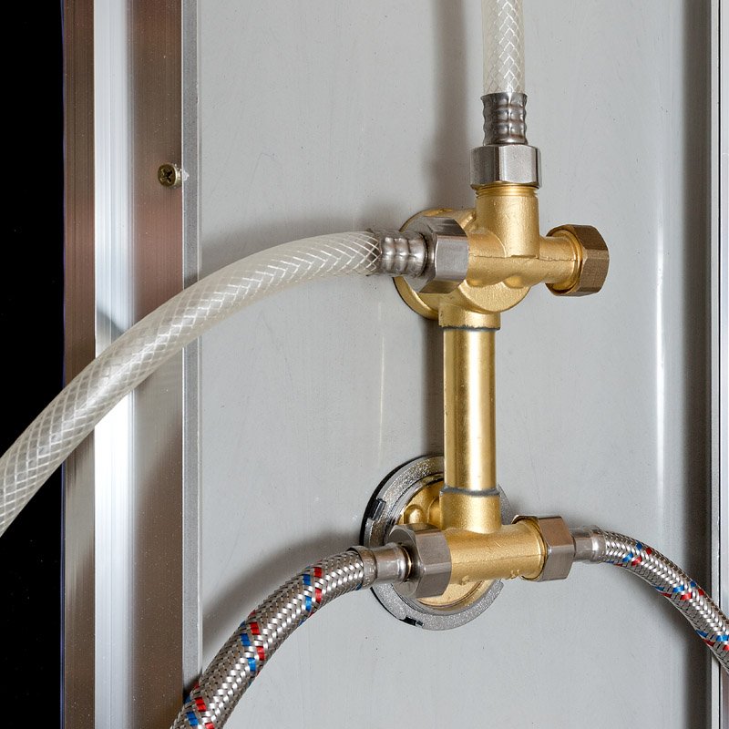 ЕМ1510 N (без крыши) Душевая кабина DETO Серия EM BМ1590 N LED с гм. BLACK - Вид №20