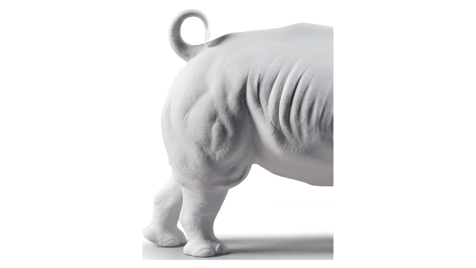 10669098 LLADRO Фигурка Lladro "Носорог" 45х22см, матовый Фарфор Lladró  - Вид №3