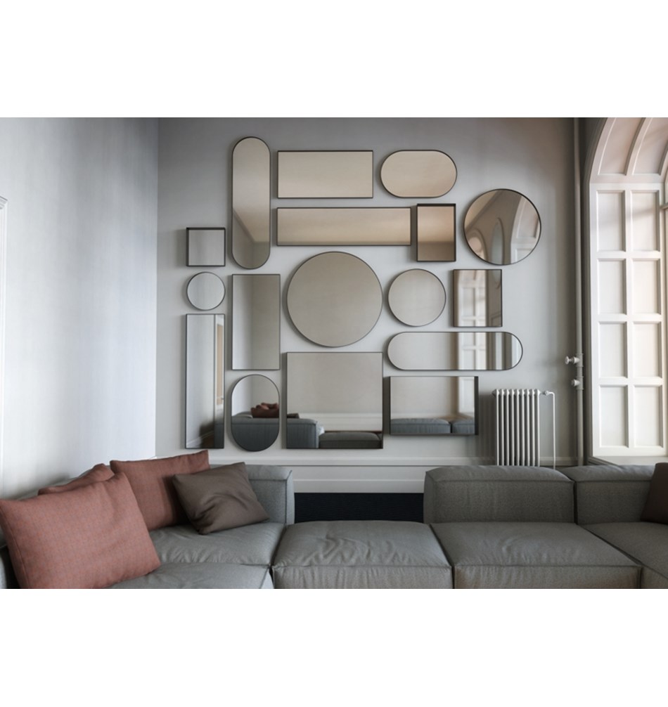 FROST Зеркало 80x50cm » белое Алюминий Белый U4138-W  - Вид №1