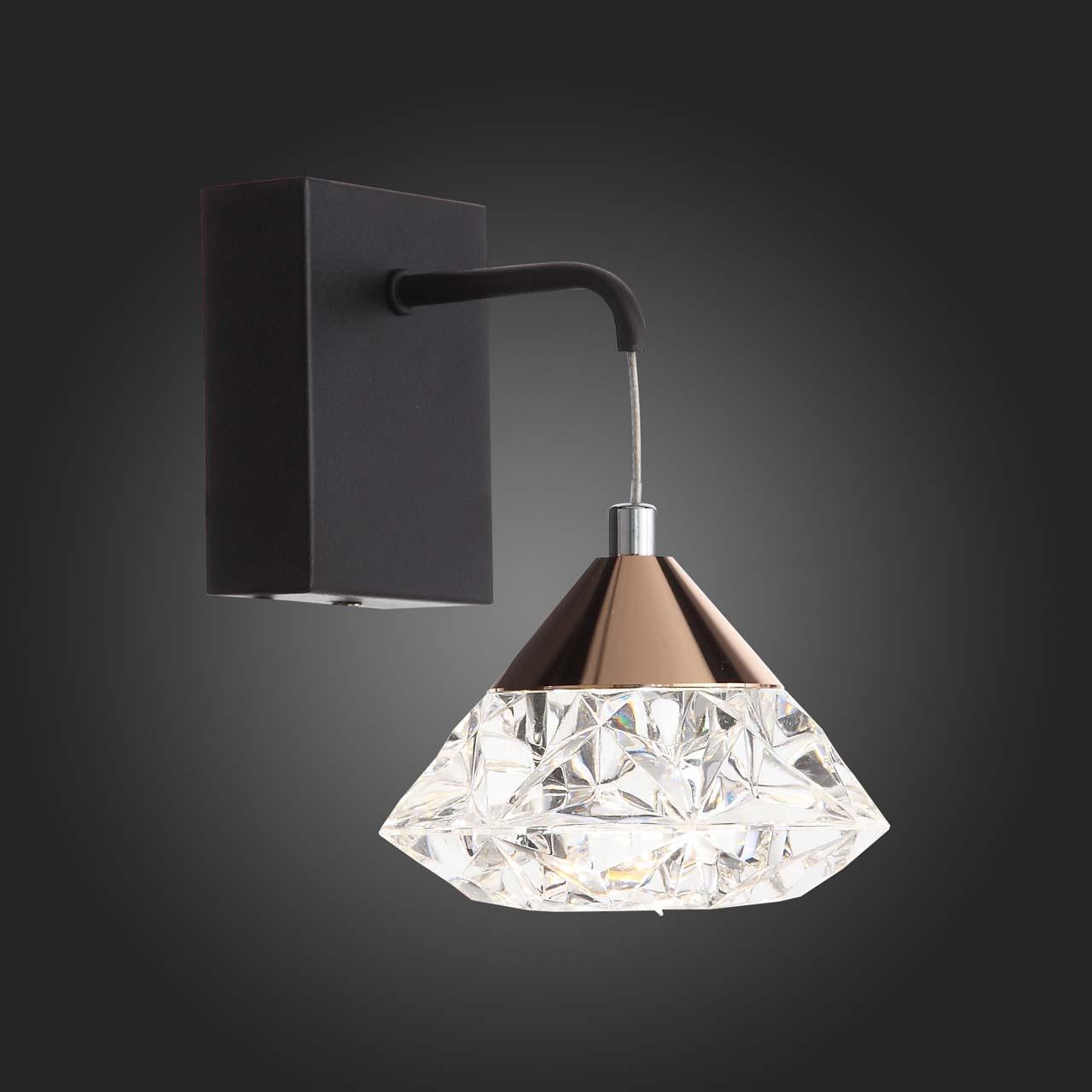 Бра настенное черное ST Luce Untido SL1601.421.01 ST LUCE UNTIDO 00-3930608 Черный  - Вид №3