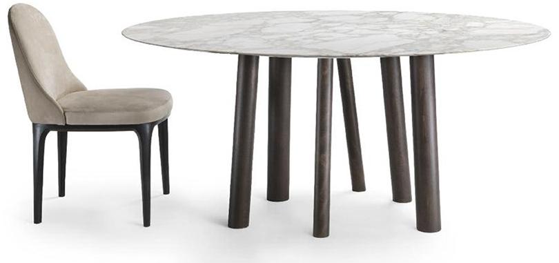 Marac Круглый обеденный стол из мрамора Naoki sun-id-1379684 - Вид №1