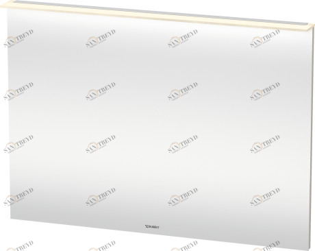 XL749609191 Зеркало с подсветкой X-Large #XL7496 1200 x 36/105 мм Серо-коричневый декор Duravit