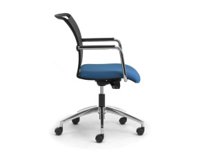 Ткань поворотный операционный офисный стул с подлокотниками