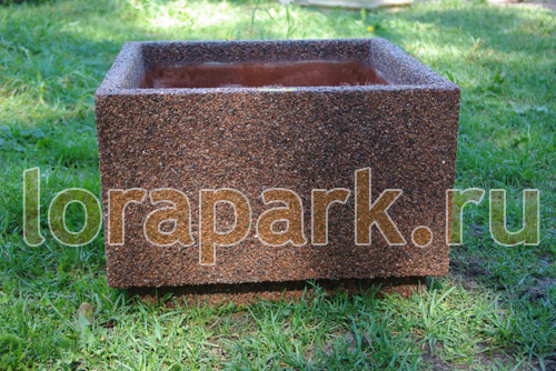 KV101-CB.DK КВАДРО 1, вазон бетонный LAB.Space 