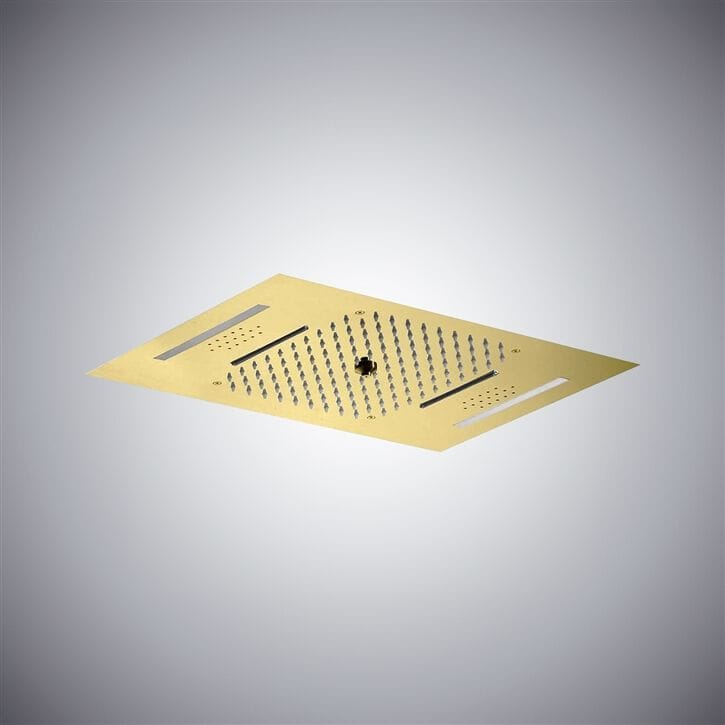 Светодиодная потолочная душевая головка из нержавеющей стали Fontana Showers Luxe Fontaine ARCH-00004624 - Вид №14