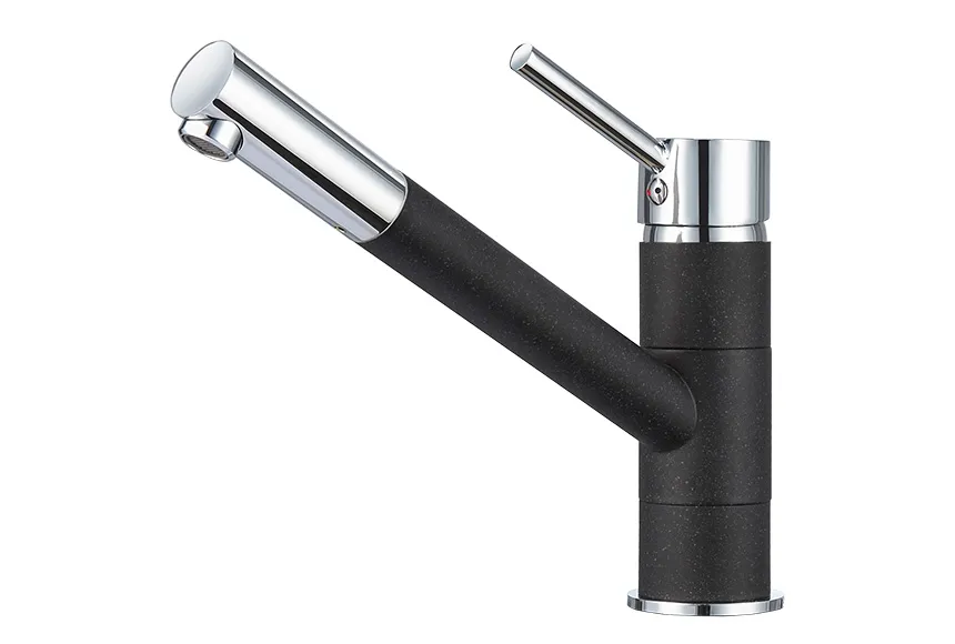 0010, ЧЁРНЫЙ, СМЕСИТЕЛЬ КУХОННЫЙ GRANULA 10-ST85 - Вид №1