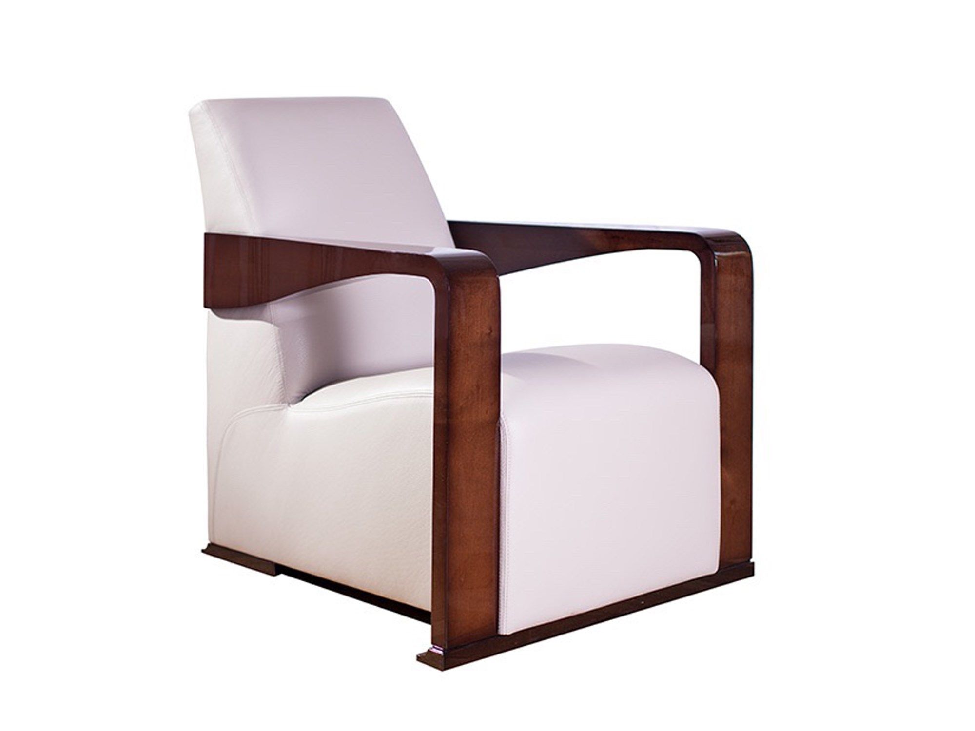 Кожаное кресло с подлокотниками HUGUES CHEVALIER Iconic ARCH-00026583