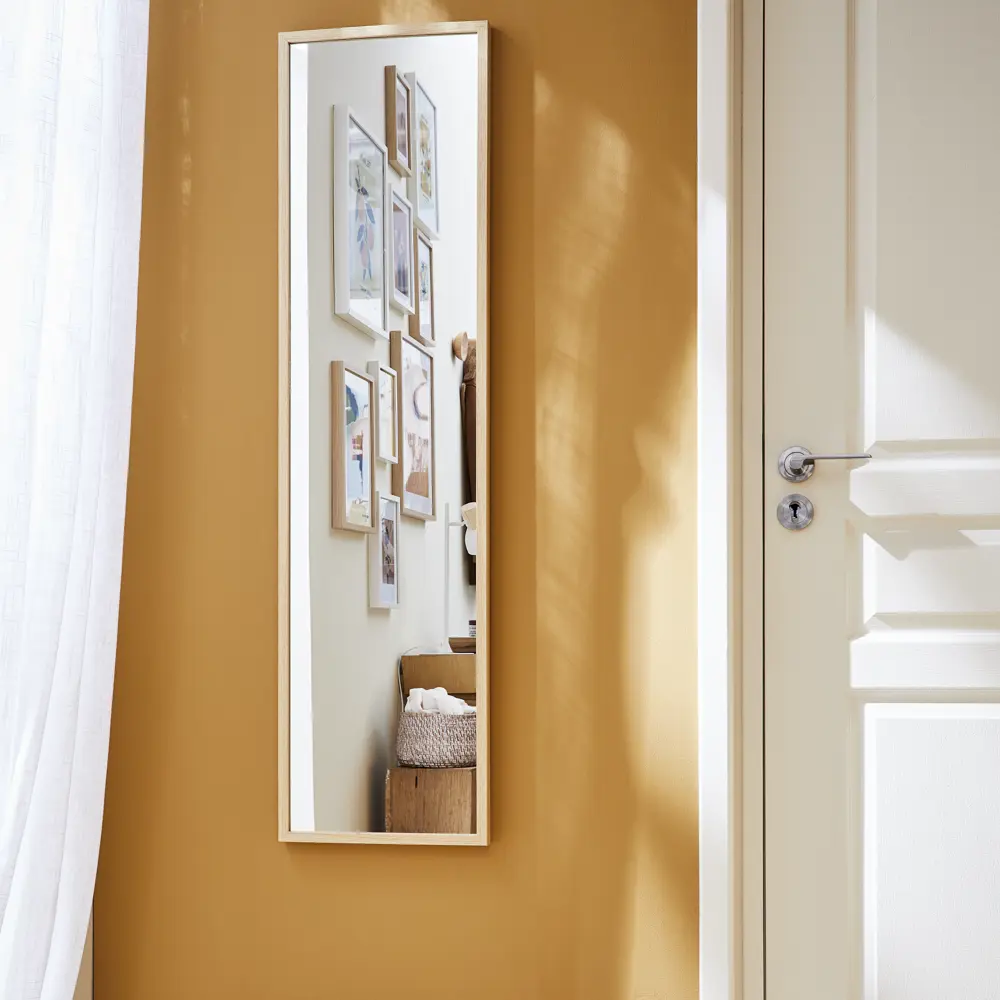 Зеркало декоративное Inspire Milo прямоугольное 30x120 см цвет дуб 82143163 STLM-2098738 