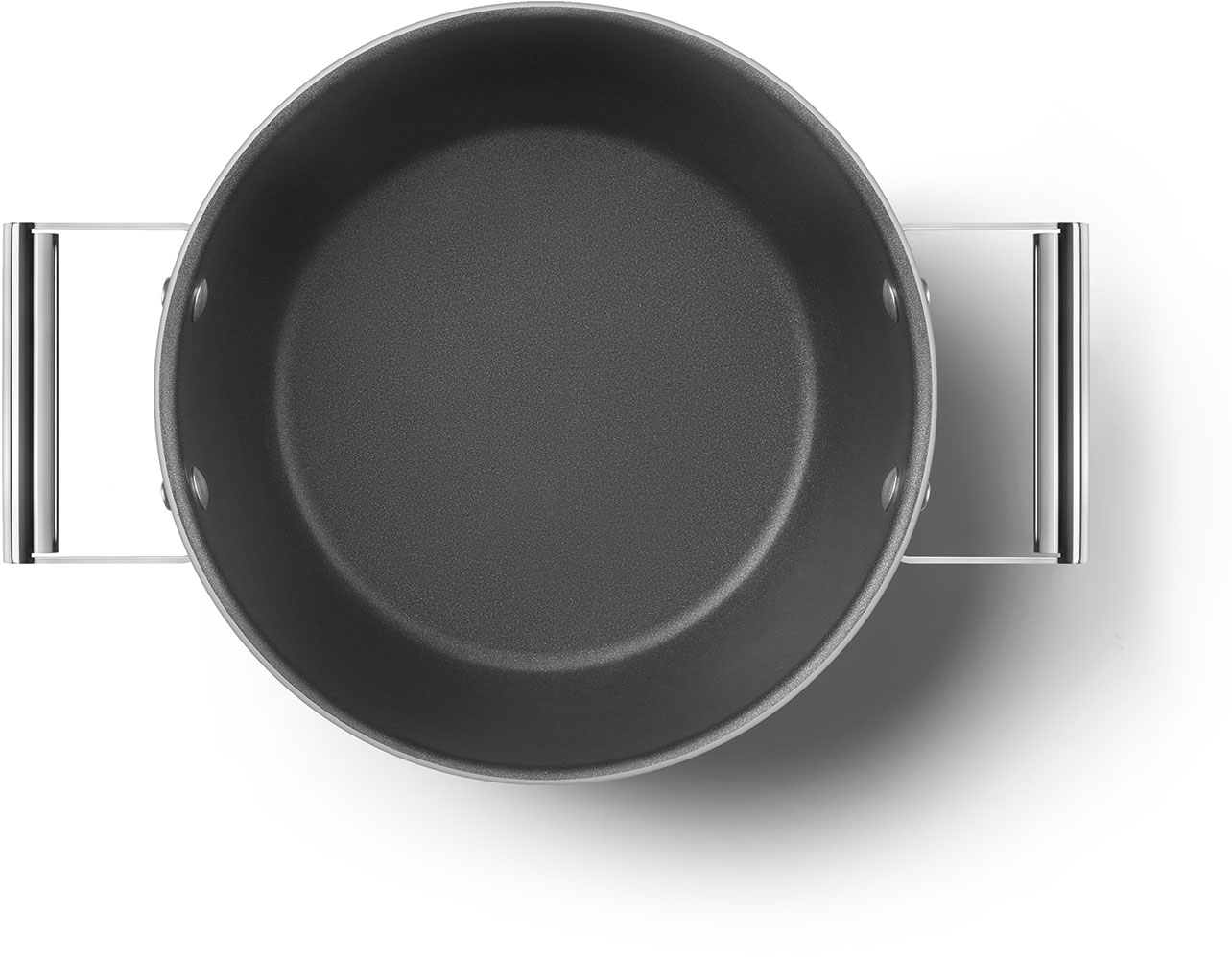 CKFC2411RDM Посуда / кастрюля с двумя ручками и крышкой 24 см, красная SMEG  - Вид №9