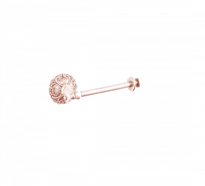 Gentry Home Настенный керамический подстаканник Ivy Розовое золото GH100806