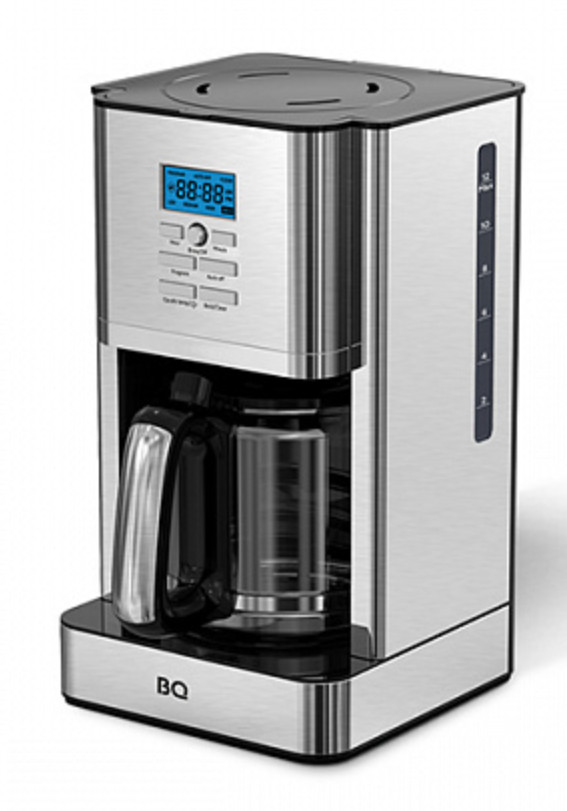 9116147 Кофеварка капельная BQ CM1004 Steel-black серебристый STDN-0006118 - Вид №2