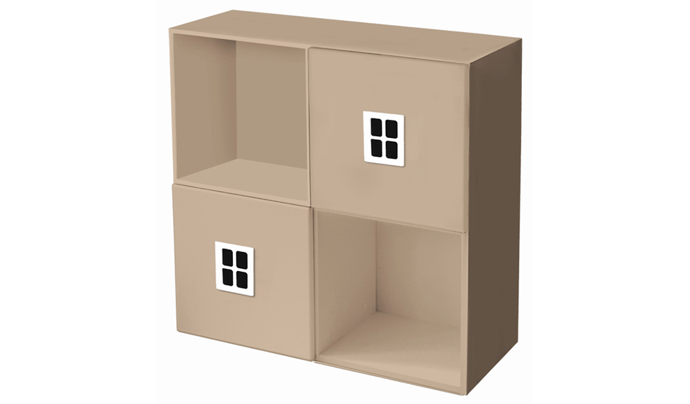 Полка детская квадратная "Амстердам-2" МАНДАРИН АМСТЕРДАМ 179508 Зеленый Santreyd  - Вид №1