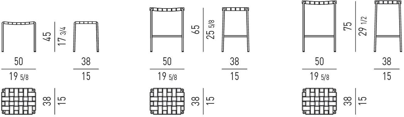 Minotti Табурет Klasen sun-id-1351389 - Вид №2
