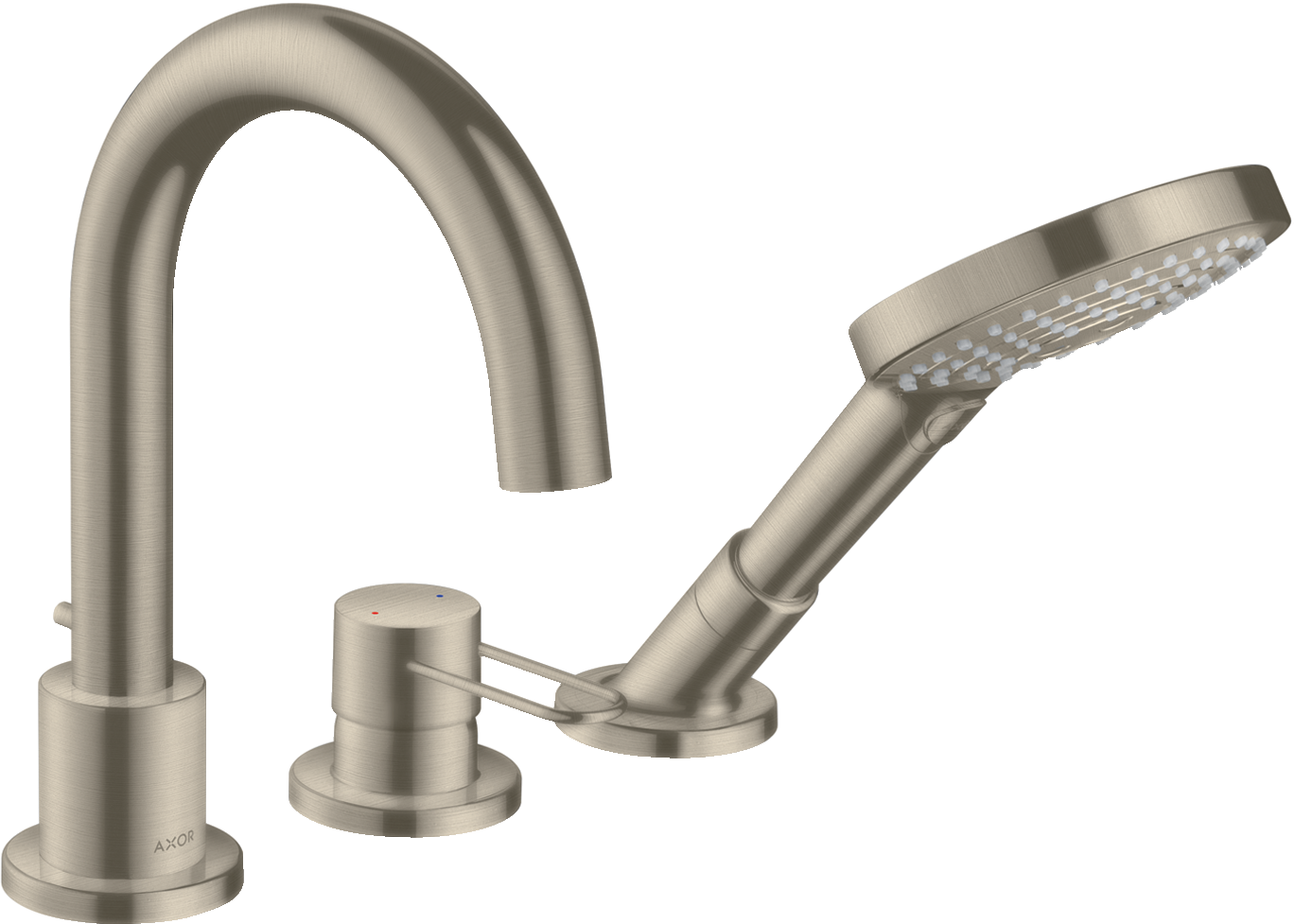 38436820 Смеситель на край на 3 отверстия с петлевой ручкой AXOR UNO