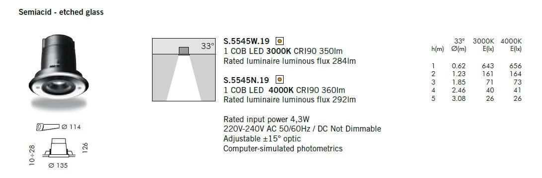 Круглый утопленный прожектор SIMES ARCH-00146393 - Вид №4