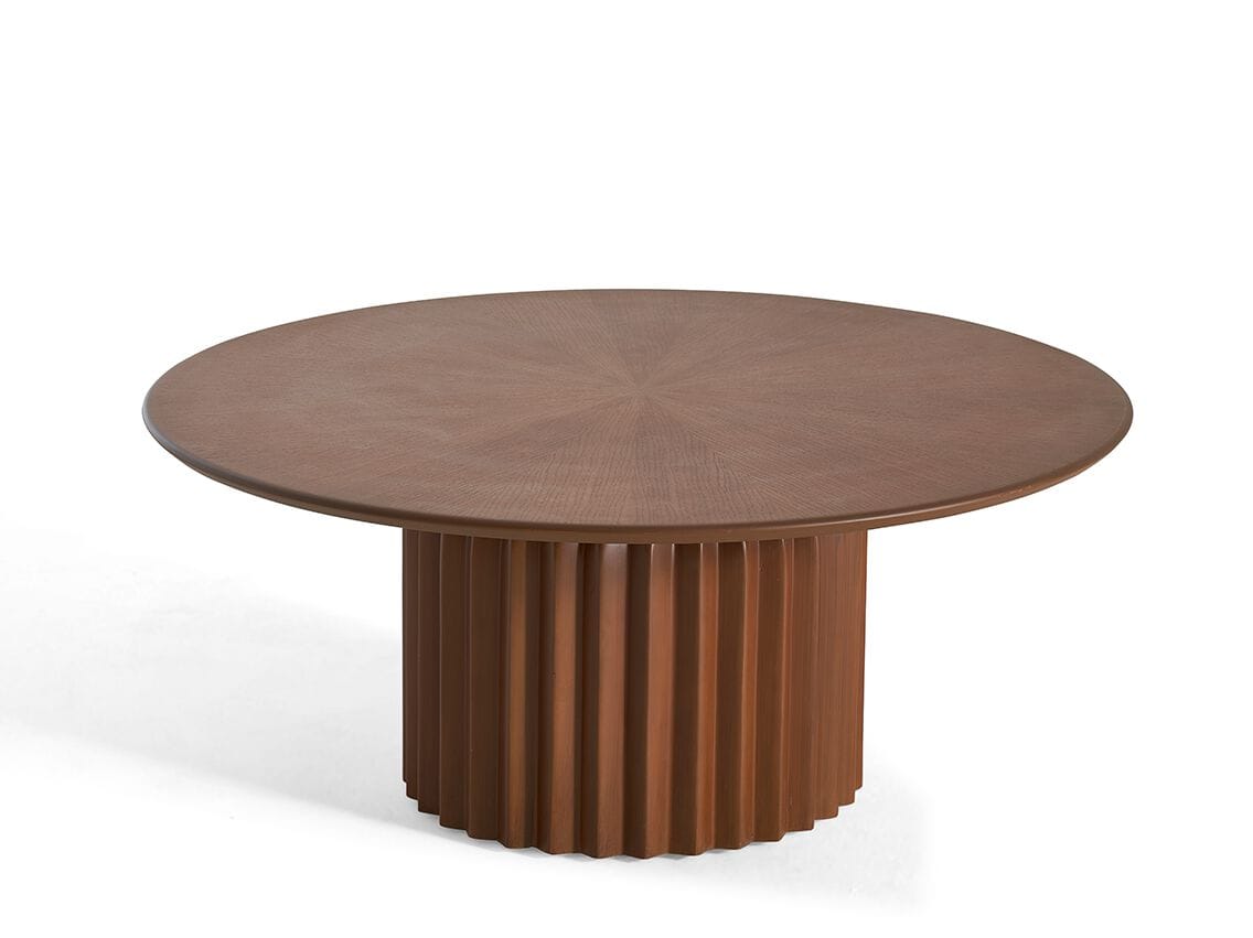 Деревянный круглый журнальный столик NDESIGN Ezora ARCH-00011695