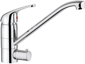 Paini Creta 100 42CR5611KM Смеситель кухонный для мойки с подключением для посудомоечной/стиральной машины