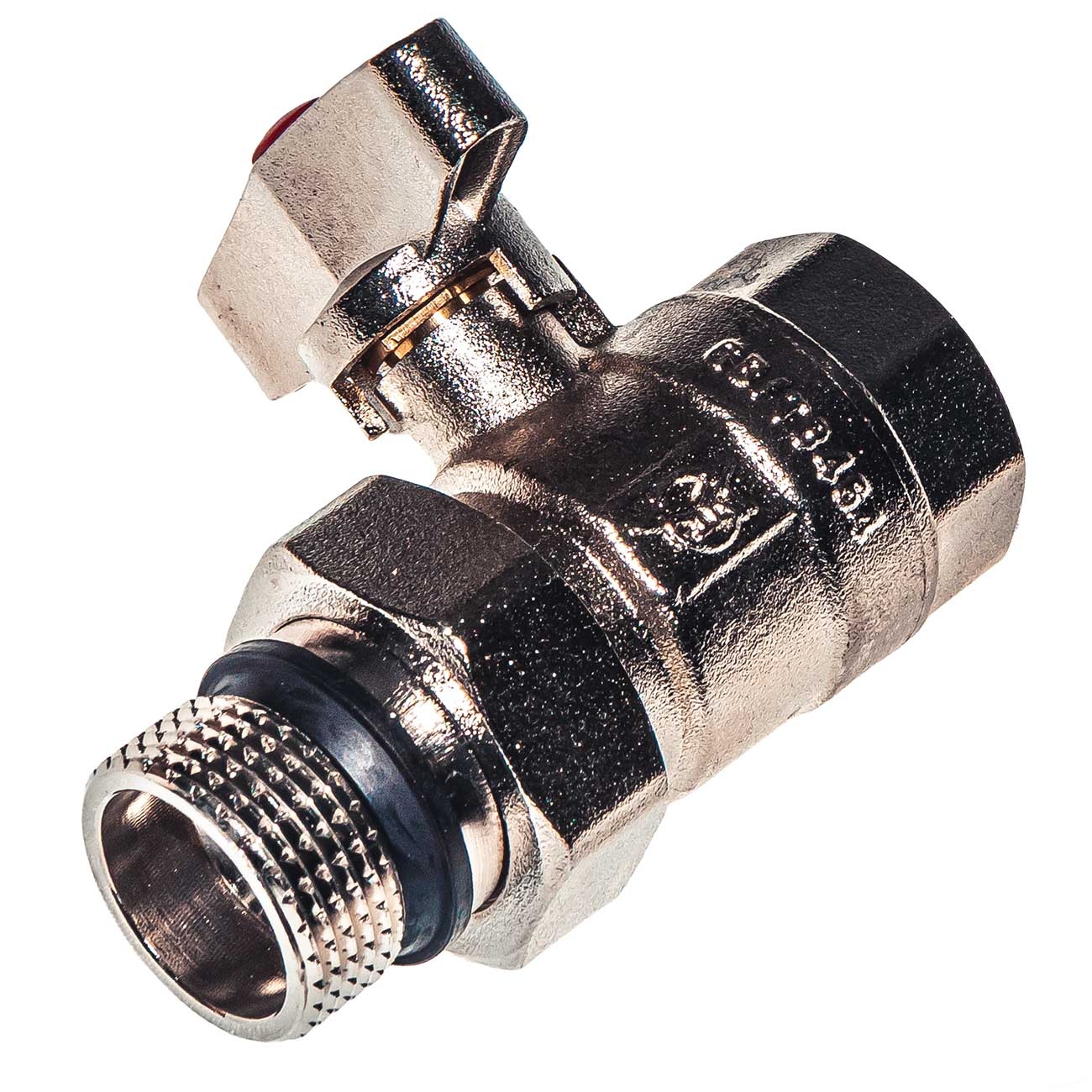 21020 Кран шаровой с американкой в/н 3/4" бабочка, латунь LAB.Space  - Вид №2