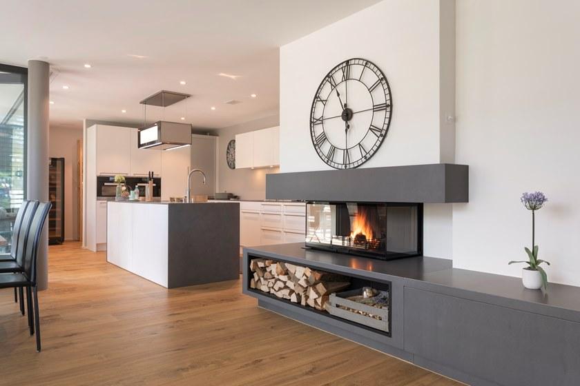 RÜEGG Дровяной трехсторонний камин из стали Flex line sun-id-1432284 - Вид №5