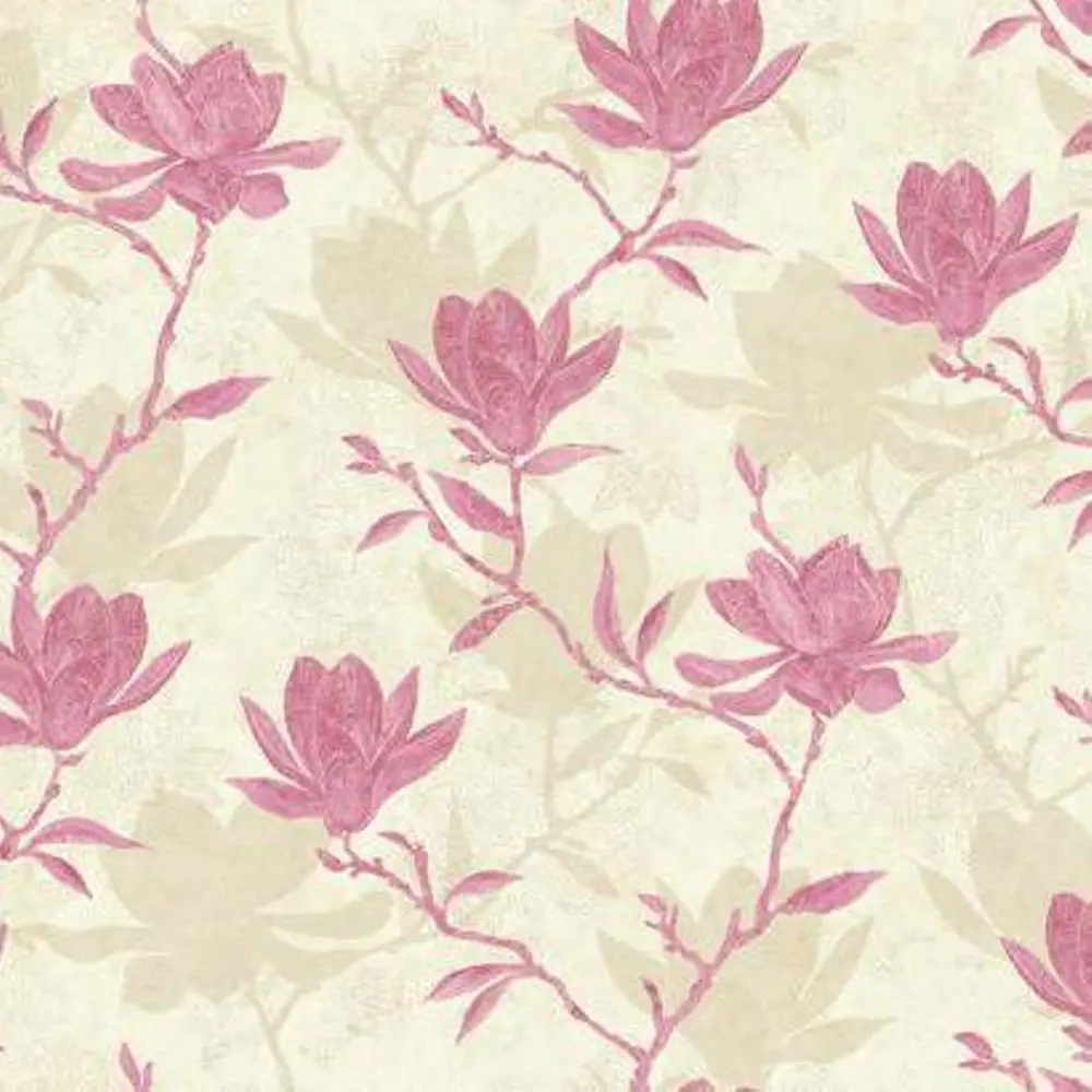 90115938 Обои бумажные Ashford House Botanical Fantasy розовые 0.70 м WB5455 STLM-0111484